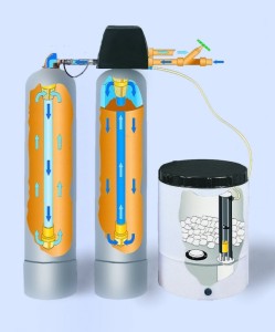 1-Funktion Wasseraufbereitung, Enthärtungsanlagen und weiches und kalkfreies Wasser von Kern Wassertechnik in Mömbris